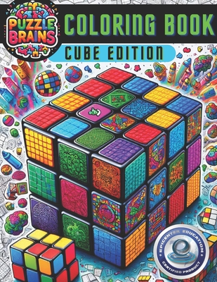 Puzzle Brains Coloring Book: Cube Edition - Leneave, Jessica