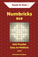Puzzles for Brain Numbricks - 200 Easy to Medium 9x9 Vol. 6