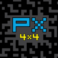 Px 4x4: 4px X 4px Pixel Art Sketchbook, Sketchpad and Drawing Pad for Pixel Artists, Indie Game Developers, Retro Video Game Makers & Pixel Art Character Designers
