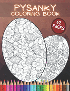 Pysanky Coloring Book: Ukrainian Herbal Easter Gift Cut-Out Colouring Eggs with Mandala Patterns For Everyone