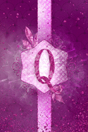 Q: Ballerina Princess Letter Q Monogram Lined Journal