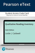 Qualitative Reading Inventory, Enhanced Pearson Etext -- Access Card