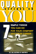 Quality Depends on You: 7 Simple Things You Can Do for Your Company and Your Career