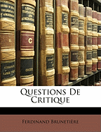 Questions de Critique