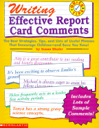 Quick Tips, Writing Effective Report Card Comments