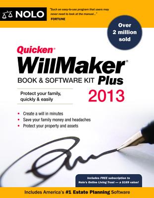 Quicken WillMaker Book & Software Kit Plus - Nolo Press (Creator)