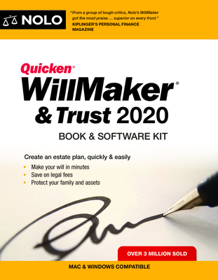 Quicken Willmaker & Trust 2020: Book & Software Kit - Nolo, Editors Of