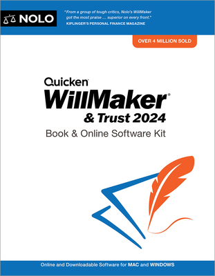Quicken Willmaker & Trust 2024: Book & Online Software Kit - Nolo, Editors Of