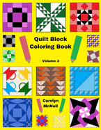 Quilt Block Coloring Book: Volume 3