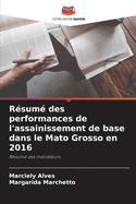 Rsum des performances de l'assainissement de base dans le Mato Grosso en 2016