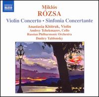 Rzsa: Violin Concerto; Sinfonia Concertante - Anastasia Khitruk (violin); Andrey Tchekmazov (cello); Russian Philharmonic Orchestra; Dmitry Yablonsky (conductor)