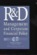 R&d Management and Corporate Financial Policy