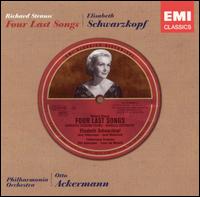 R. Strauss: Four Last Songs - Anny Felbermayer (soprano); Elisabeth Schwarzkopf (soprano); Harald Proglhoff (baritone); Josef Metternich (baritone);...