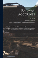 Railway Accounts [microform]: I Am Commanded by His Excellency the Lieutenant-Governor to Instruct You to Cause All Quarterly Accounts of Expenditures and Liabilities in Relation to the Provincial Railways .
