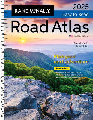 Rand McNally 2025 Easy-To-Read Midsize Road Atlas - Rand McNally