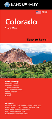 Rand McNally Easy to Read Folded Map: Colorado State Map - Rand McNally