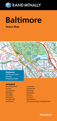 Rand McNally Folded Map: Baltimore Street Map - Rand McNally