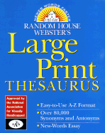 Random House Webster's Large Print Thesaurus