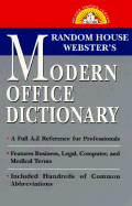 Random House Webster's Modern Office Dictionary