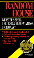 Random House Webster's Spell Checker & Abbreviations Dictionary