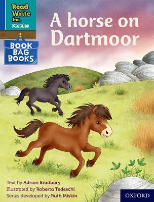 Read Write Inc. Phonics: A horse on Dartmoor (Blue Set 6 Book Bag Book 2) - Bradbury, Adrian