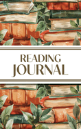Reading Journal (Watercolour Stacked Books with Leaves): 6"x9" Hardcover Book Lover's Diary; Book/Series Reviews, Reading Tracker, Favorite Book List, Favorite Quotes, Reading Challenges, and More!