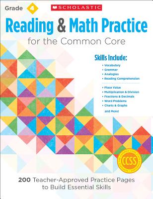 Reading & Math Practice: Grade 4: 200 Teacher-Approved Practice Pages to Build Essential Skills - Lee, Martin, Dr., and Miller, Marcia