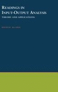 Readings in Input-Output Analysis: Theory and Applications - Sohn, Ira, Professor (Editor)
