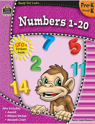 Ready-Set-Learn: Numbers 1-20 Prek-K - Teacher Created Resources