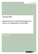 Reaktionen Auf Unterrichtstorungen Aus Sicht Von Schulerinnen Und Schuler