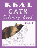 Real Cats Coloring Book: 50 Pages of Cats to Color for Adults or Kids