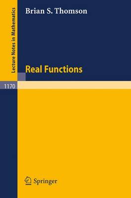 Real Functions - Thomson, Brian S