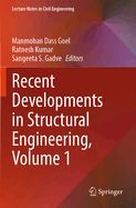 Recent Developments in Structural Engineering, Volume 1