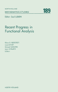 Recent Progress in Functional Analysis: Volume 189