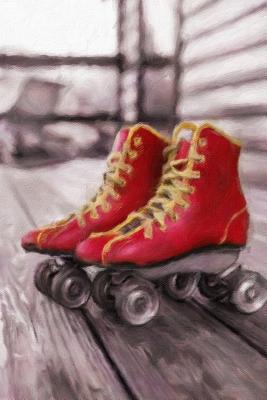 Red Roller Skates - Blank Notebook: 101 Pages, 6 X 9 Journal, Soft Cover - Legacy