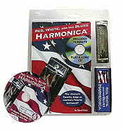 Red, White, and the Blues Harmonica: Book/CD/Harmonica Pack