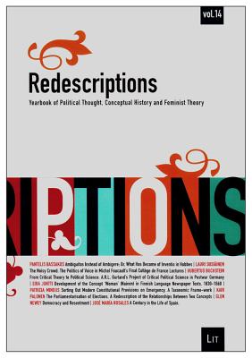 Redescriptions: Yearbook of Political Thought, Conceptual History and Feminist Theory - Lit Verlag, Lit Verlag