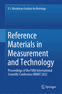 Reference Materials in Measurement and Technology: Proceedings of the Fifth International Scientific Conference Rmmt 2022
