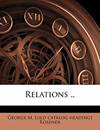 Relations ..