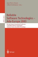 Reliable Software Technologies -- ADA-Europe 2003: 8th ADA-Europe International Conference on Reliable Software Technologies, Toulouse, France, June 16-20, 2003, Proceedings