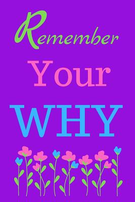 Remember Your Why Blank Lined Notebook Journal: A daily diary, composition or log book, inspirational or motivational gift idea!! - Publishing, Neaterstuff