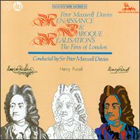 Renaissance & Baroque Realisations - Alexander Baillie (cello); Beverley Davison (viola); Beverley Davison (violin); David Campbell (clarinet); Fires of London;...