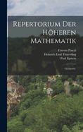 Repertorium der hheren Mathematik: Geometrie.