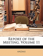 Report of the Meeting, Volume 11