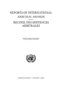 Reports of international arbitral awards: Vol. 34