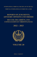 Reports of Judgments, Advisory Opinions and Orders/ Receuil Des Arrets, Avis Consultatifs Et Ordonnances, Volume 20 (2022-2023)