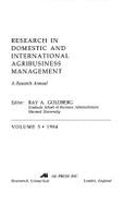 Research in Domestic & International Agribusiness Management