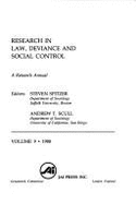 Research in Law, Deviance & Social Control
