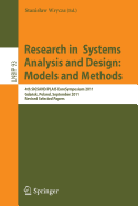 Research in  Systems Analysis and Design: Models and Methods: 4th SIGSAND/PLAIS EuroSymposium 2011, Gdansk, Poland, September 29, 2011, Revised Selected Papers