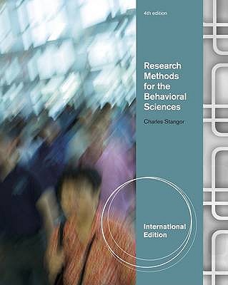 Research Methods for the Behavioral Sciences - Stangor, Charles